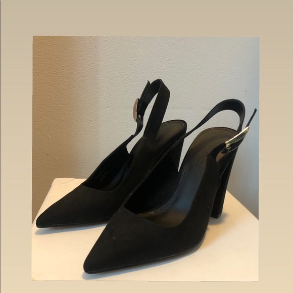 Sling Back Pointed Toe Pumps - Picture 5 of 12